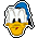 Donald Duck Badge
