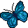 Mariposa azul
