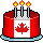 Canada Day Birthday Cake 2014
