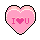 I Heart YOU badge
