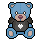 Blue Teddy Bear
