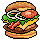 Cooked the best burger in town with HabboBites
