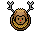 Reindeer Badge
