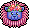 Blue Flower Crown Lion