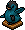 Aquamarine Baby Penguin